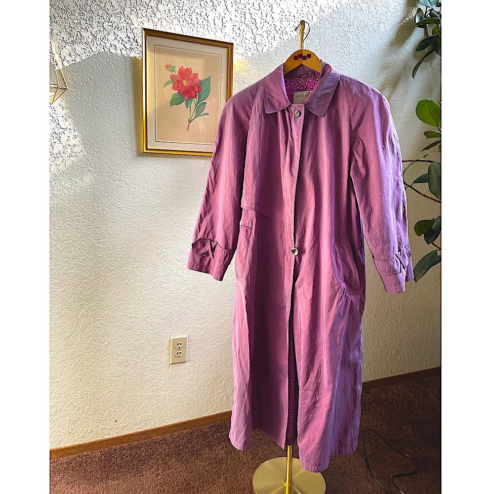 Amazing Iridescent Jones New York Rain Coat